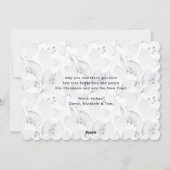 Botanisches Foto Feiertagskarte (Rückseite)