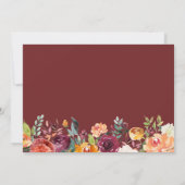 Botanisches Foto für Blumenschrift Save The Date (Rückseite)