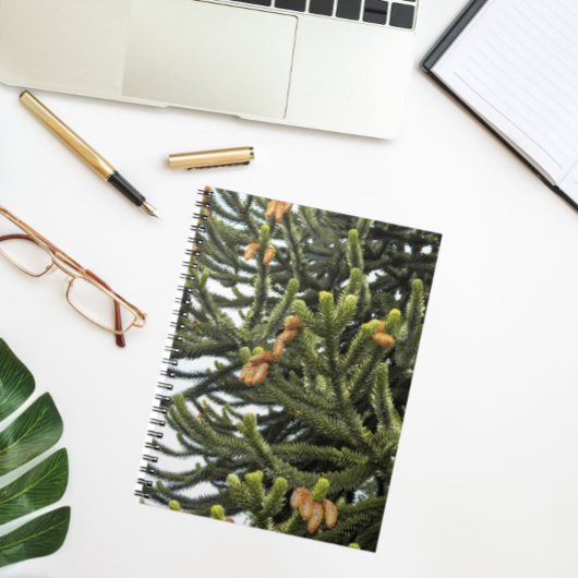 Botanisches Foto Notizblock