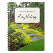 Botanisches Foto Personalisiert Notizblock (Vorderseite)