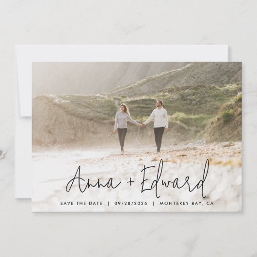 Botanisches Foto S Save The Date (Vorderseite)