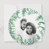 Botanisches Foto Save the Date (Rückseite)