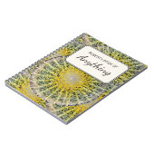 Botanisches Foto-tropischer Kaktus personalisiert Notizblock (Linke Seite)