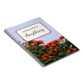 Botanisches Foto-tropischer Tulpe-Baum Notizblock (Rechte Seite)