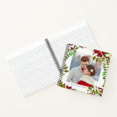 Botanisches Foto und Namensschild Notizbuch (Innenseite)