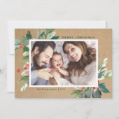 Botanisches Foto von Kraft-Wasserfarben (Vorderseite)