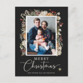 Botanisches Foto Weihnachten Postkarte (Vorderseite)