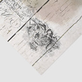 Botanisches Französisches Land Suffolk Schafe Seidenpapier (Detail)