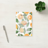 Botanisches Fruchtorange Citrus Nahtlos Post-it Klebezettel (Büro)