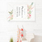 Botanisches Frühling-Brautparty Banner (InSitu)