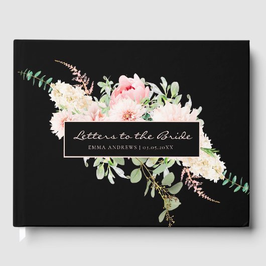Botanisches Frühling-Brautparty Gästebuch (Vorderseite)