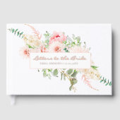 Botanisches Frühling-Brautparty Gästebuch (Vorderseite)