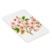 Botanisches Frühlingsdesign Magnet (Rechte Seite)