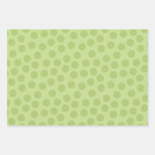 Botanisches Fruitorangen- und Picknick Geschenkpapier Set (Vorderseite 3)