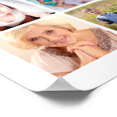 Botanisches Gedächtnis Blätter 55 FotoCollage Poster (Ecke)