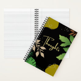 Botanisches Gedankennotizbuch | Blatt Journal Notizblock