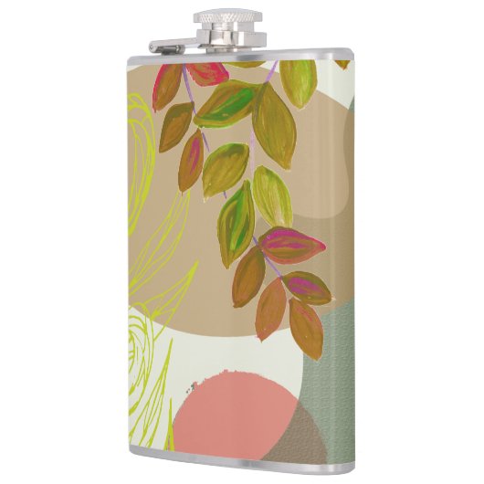 Botanisches Gelbgrün Flachmann (Links)