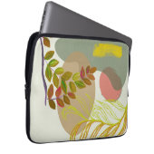 Botanisches Gelbgrün Laptopschutzhülle (Vorne Rechts)