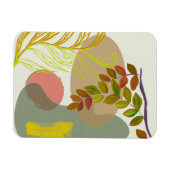 Botanisches Gelbgrün Magnet (Horizontal)