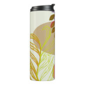 Botanisches Gelbgrün Thermosbecher (Nach links gedreht)
