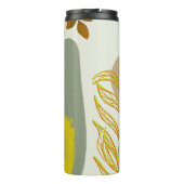 Botanisches Gelbgrün Thermosbecher (Rückseite)