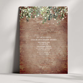 Botanisches generisches Party Einladung