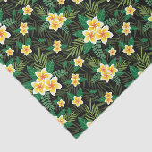 Botanisches Geschenk von Gelbgrün-Blütenblättern Seidenpapier (Ausschnitt)