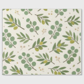 Botanisches Geschenkpapier (Flach)