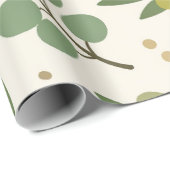 Botanisches Geschenkpapier (Rolleneckpunkt)