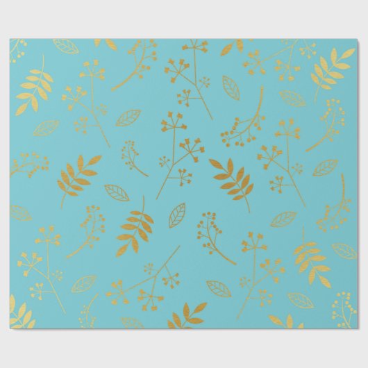 Botanisches Geschenkpapier (Flach)