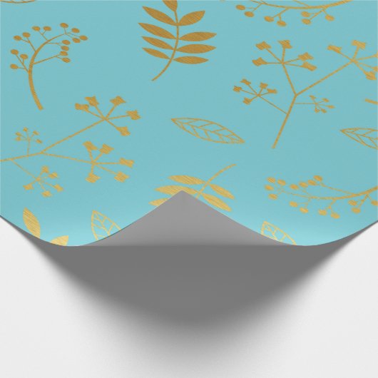 Botanisches Geschenkpapier (Ecke)