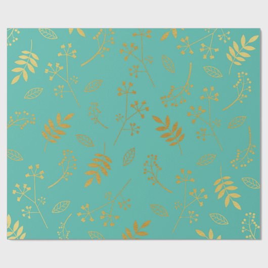 Botanisches Geschenkpapier (Flach)