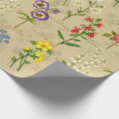 Botanisches Geschenkpapier (Ecke)