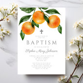 Botanisches Girl-Taufbecken Einladung