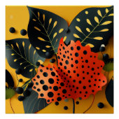 Botanisches Glossy Poster (Vorderseite)