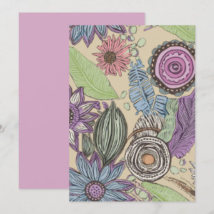 Botanisches Glück Dankeskarte