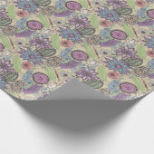 Botanisches Glück Geschenkpapier (Ecke)