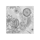 Botanisches Glück Gummistempel (Prägung)
