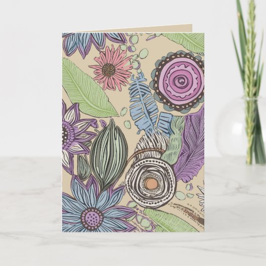 Botanisches Glück Karte (Vorderseite)