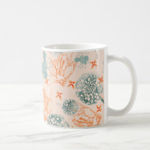 Botanisches Glücksmuster Kaffeetasse