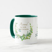 Botanisches Gold der Tasse für personalisierte Alt (Vorderseite Links)