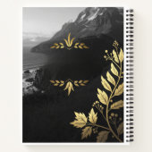 Botanisches Gold Foil-Notebook Notizblock (Rückseite)