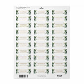 Botanisches Gold Greenerity Rücksendeadresse (Vorne)