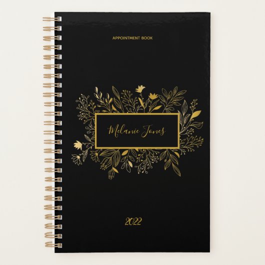 Botanisches Gold-Terminkalender 2022 Pla Planer (Vorderseite)