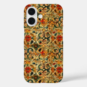 Botanisches Goldenes Zeitalter iPhone 16 Hülle