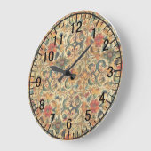 Botanisches Goldenes Zeitalter Große Wanduhr (Winkel)