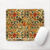 Botanisches Goldenes Zeitalter Mousepad (Mit Mouse)