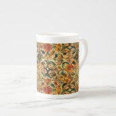 Botanisches Goldenes Zeitalter Porzellantasse (Vorderseite Rechts)