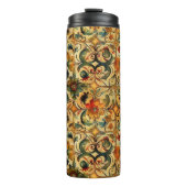 Botanisches Goldenes Zeitalter Thermosbecher (Vorderseite)