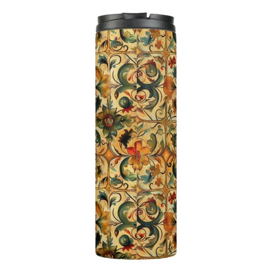 Botanisches Goldenes Zeitalter Thermosbecher (Rückseite)